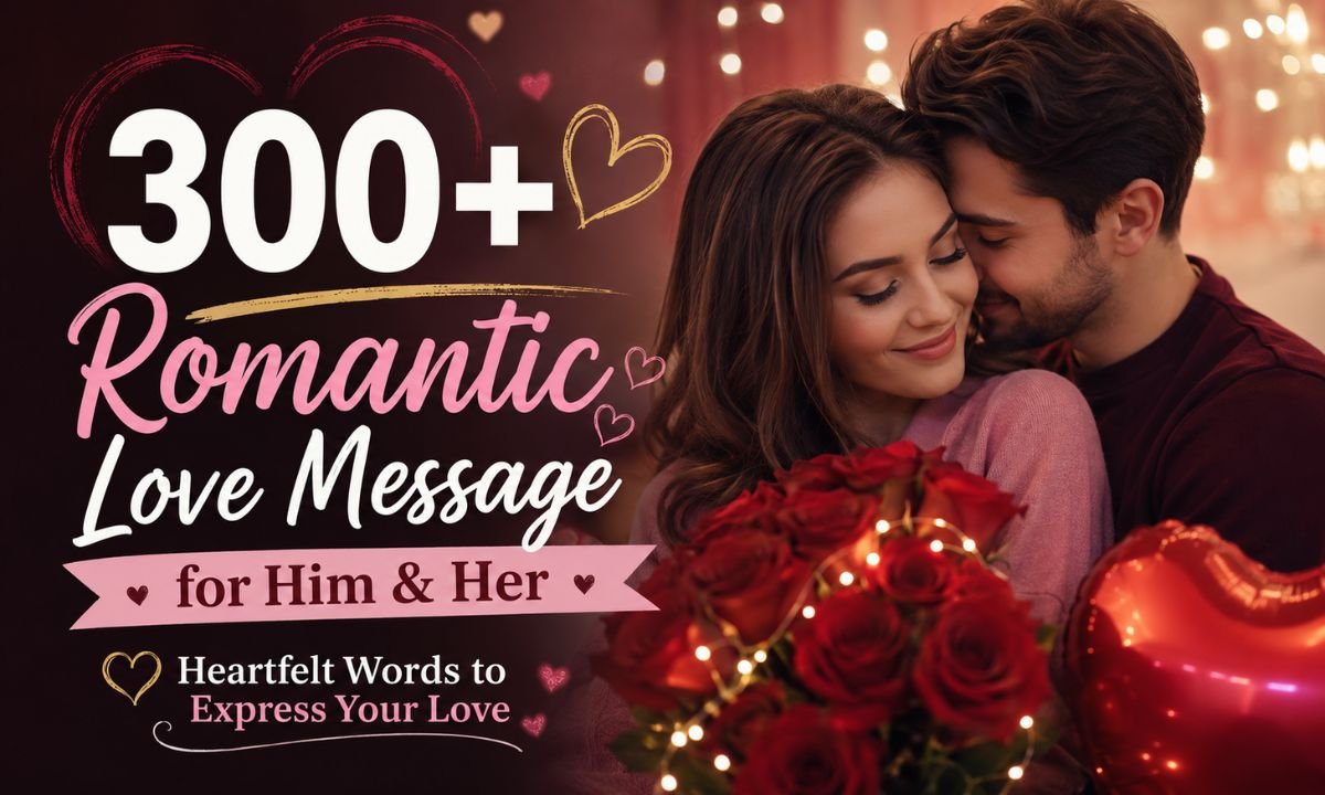 300+ Romantic Love Message for Him & Her