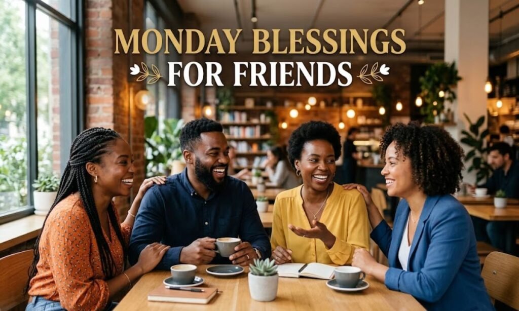 African American Monday Blessings for Friends