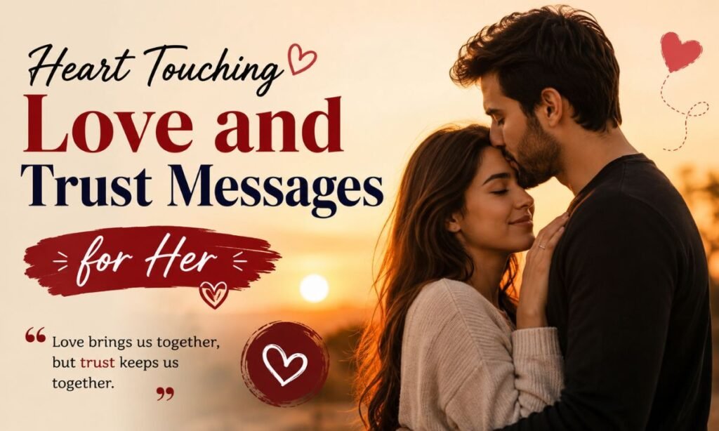 Heart Touching Love and Trust Messages for Her