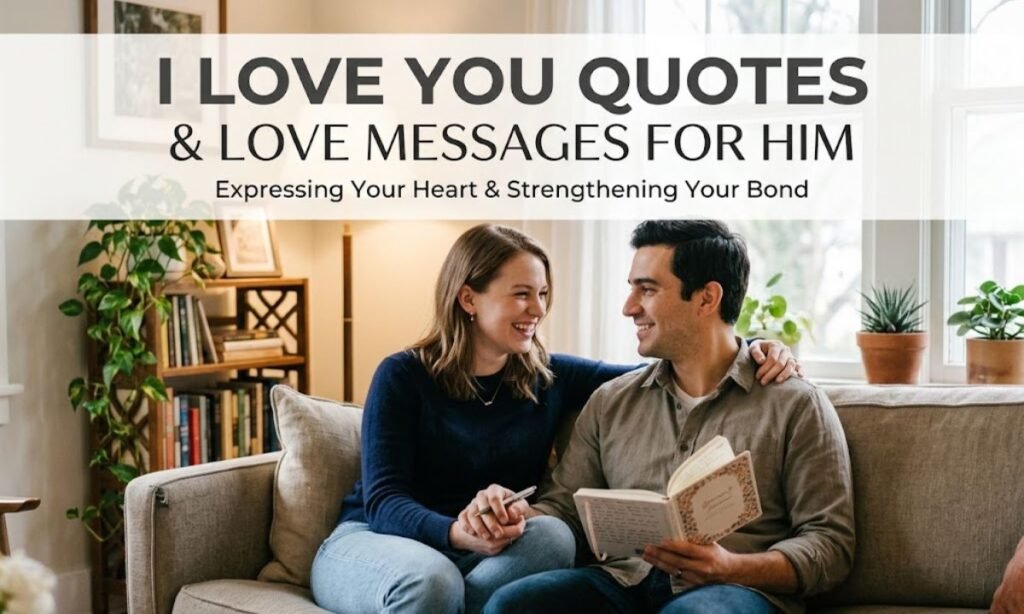 I Love You Quotes and Love Messages for Him
