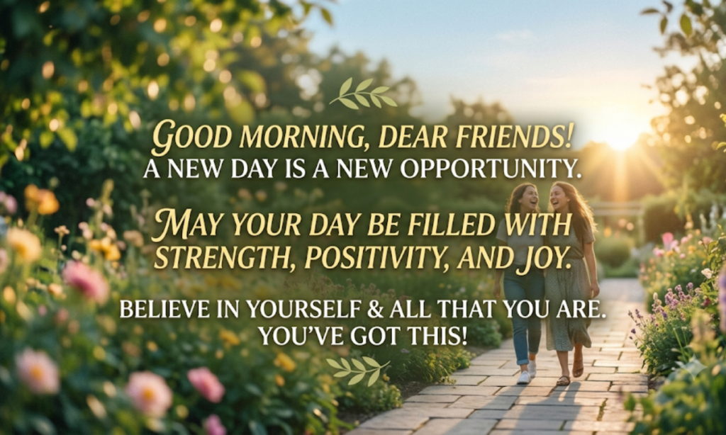 Motivational Good Morning Blessings for Friends