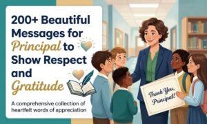 200+ Beautiful Messages for Principal to Show Respect and Gratitude
