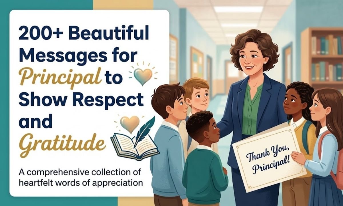 200+ Beautiful Messages for Principal to Show Respect and Gratitude