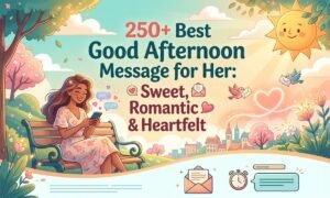 250+ Best Good Afternoon Message for Her Sweet, Romantic & Heartfelt