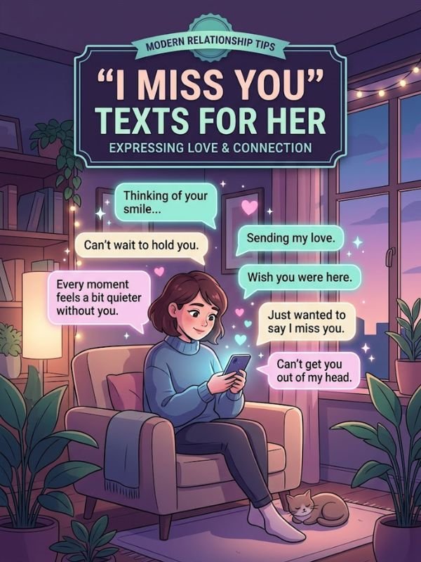 I Miss You Texts for Her