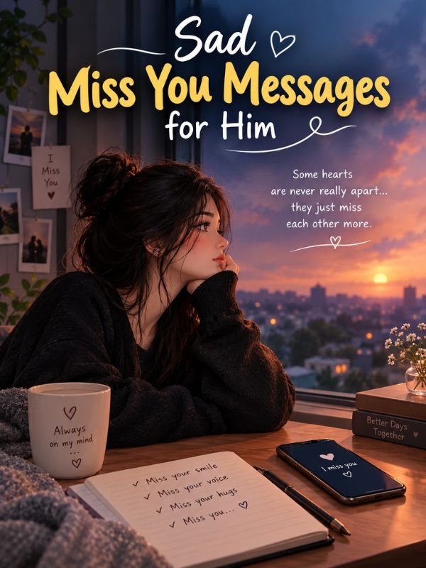 Sad Miss You Messages for Him