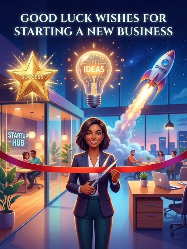 Good Luck Wishes for Starting a New Business