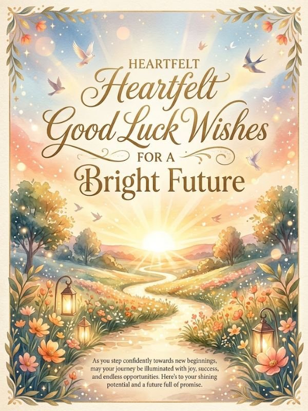 Heartfelt Good Luck Wishes for a Bright Future