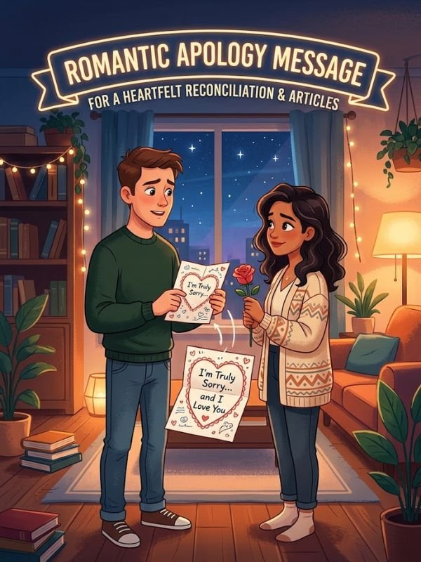 Romantic Apology Message
